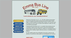 Desktop Screenshot of emmabusline.com